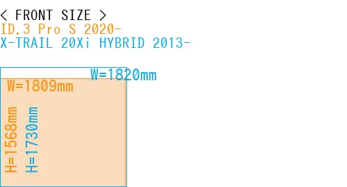#ID.3 Pro S 2020- + X-TRAIL 20Xi HYBRID 2013-